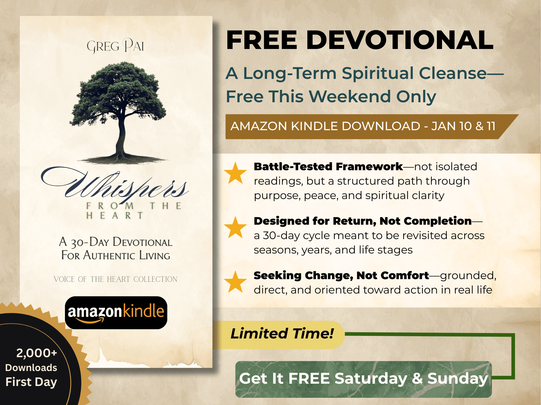 Free Kindle Devotional — A Long-Term Spiritual Cleanse